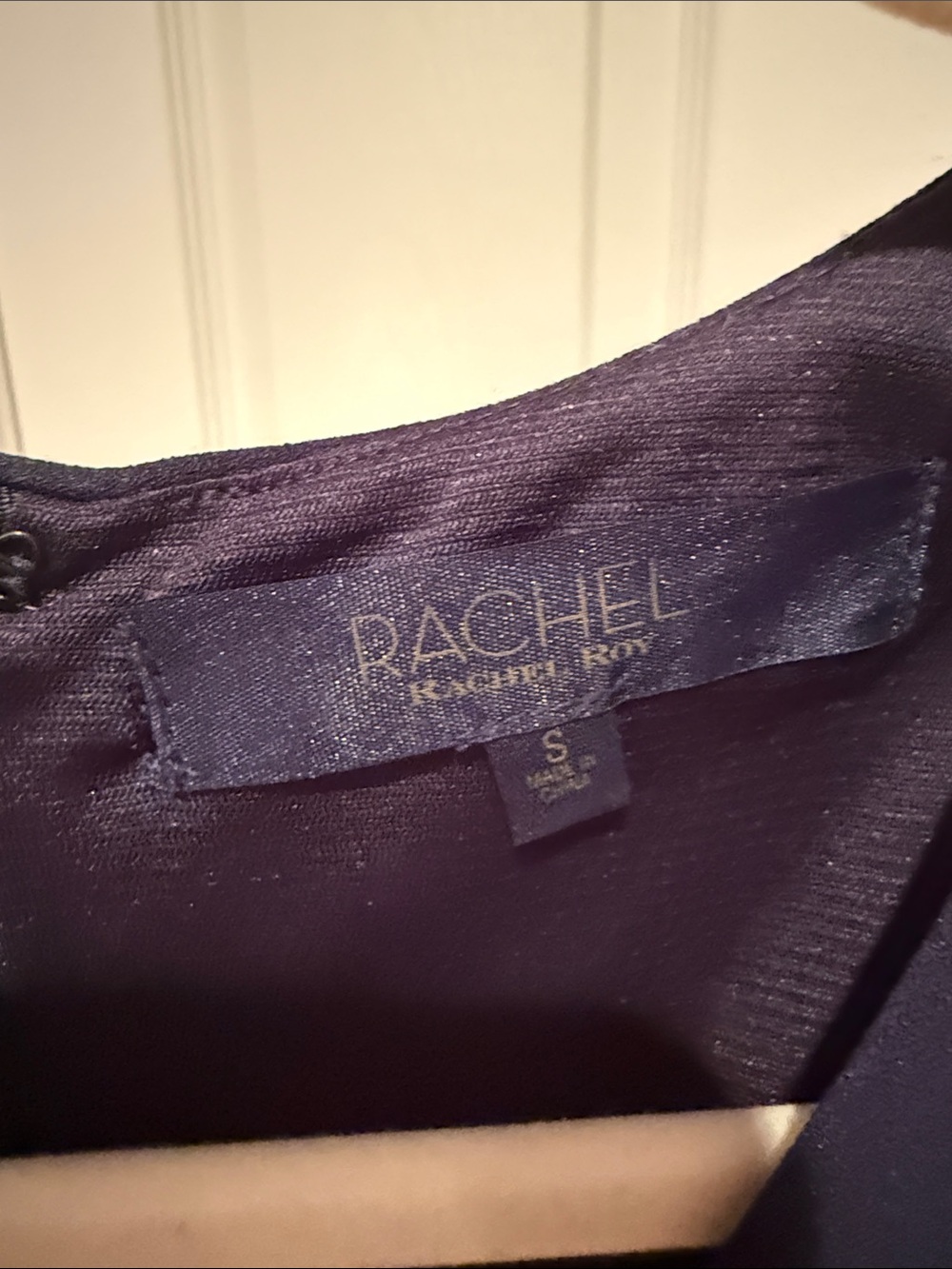 Navy Ruffle-Trim Sheath Dress - Picture 3 of 3